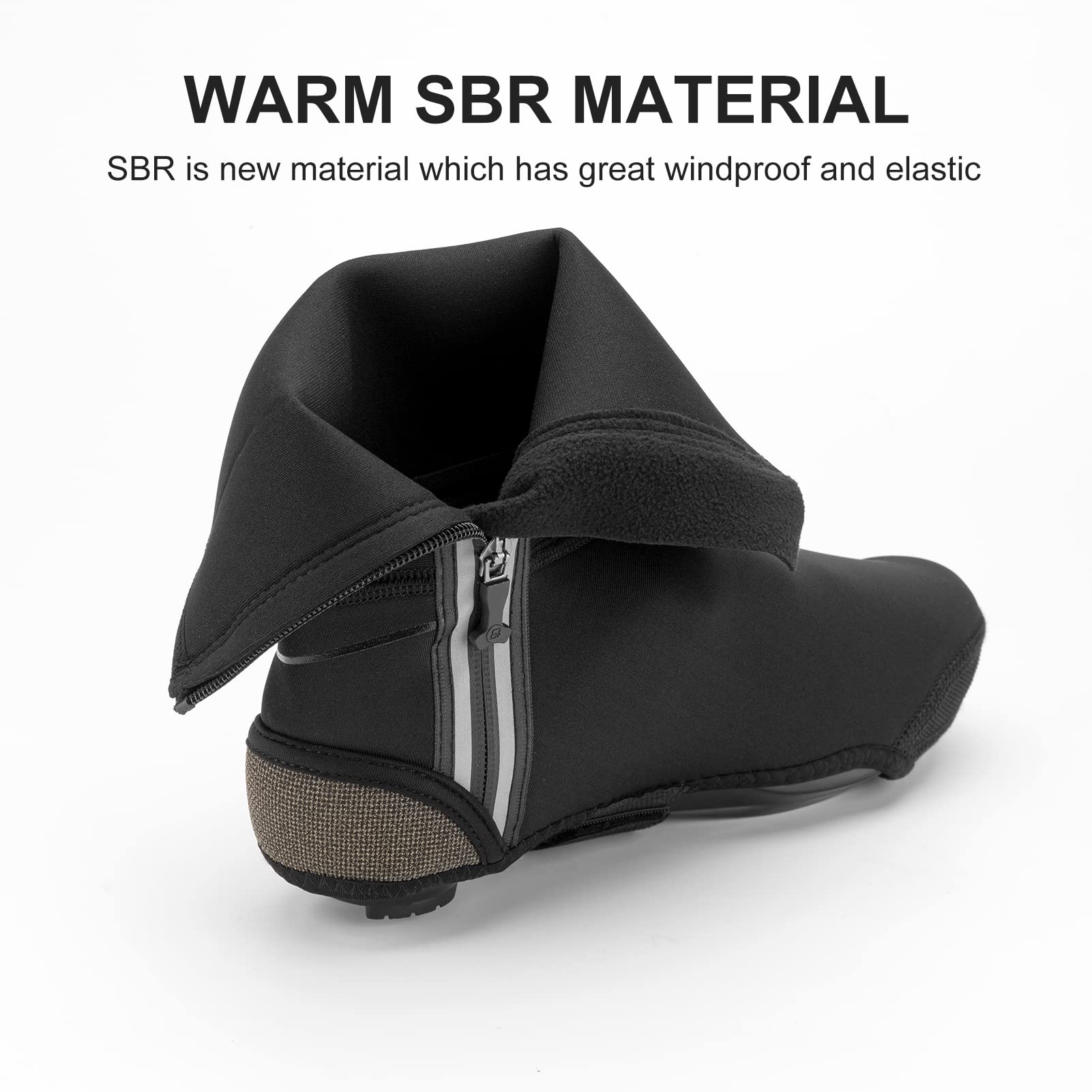 ROCKBROS Winter Thermal Water-Resistant Cycling Shoe Covers - Image 5