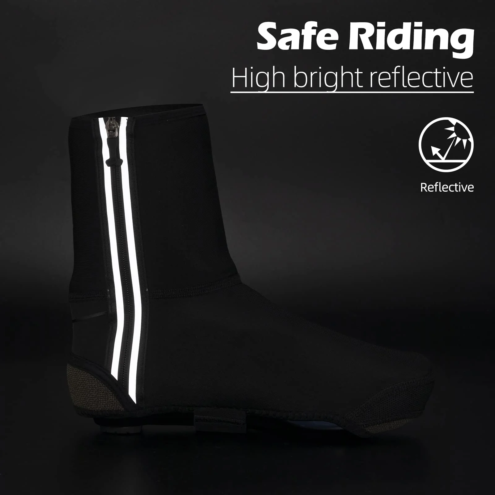 ROCKBROS Winter Windproof Thermal Cycling Shoe Covers - Image 6