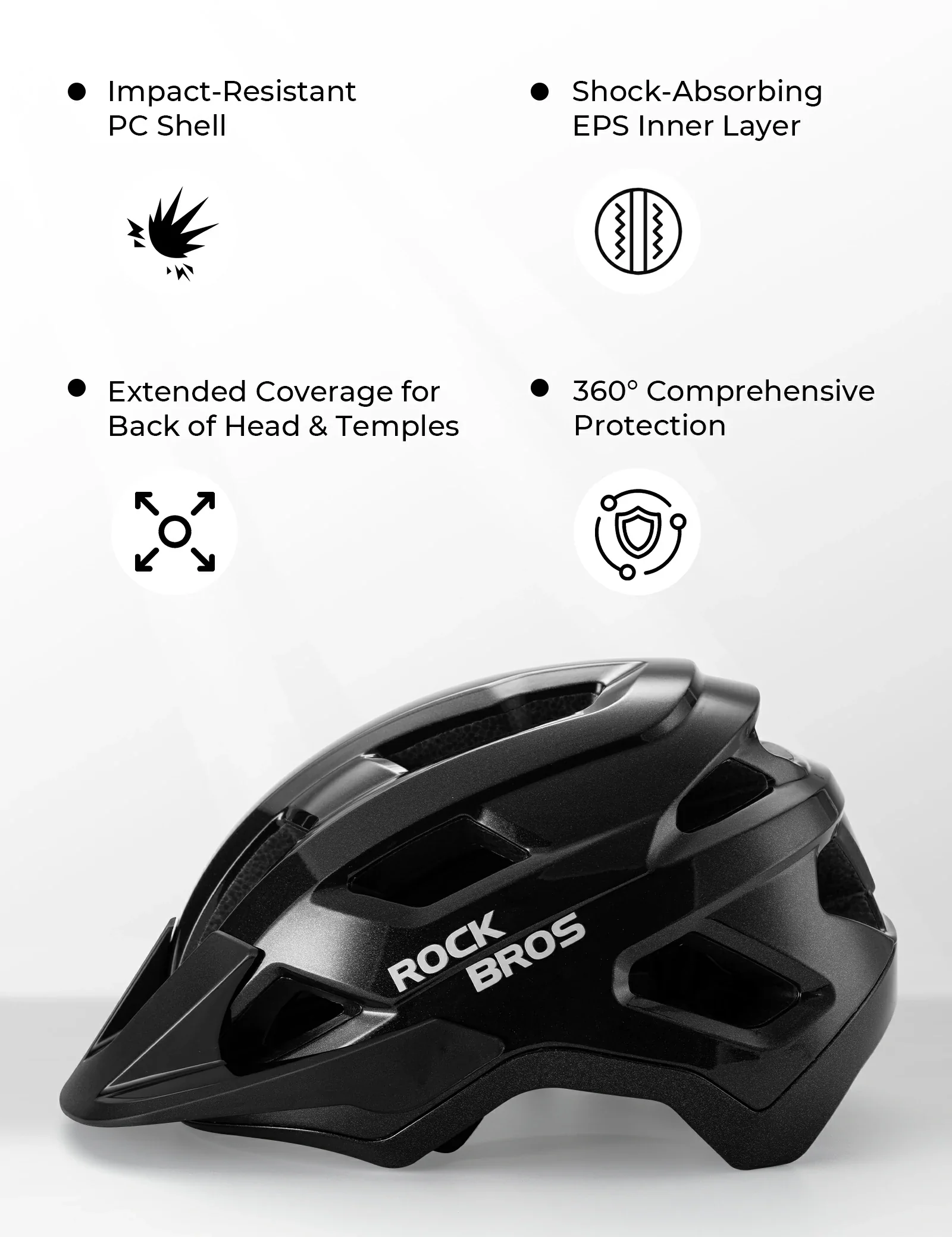 Youth Cycling Helmet Breathable Antibacterial Protection - Image 5