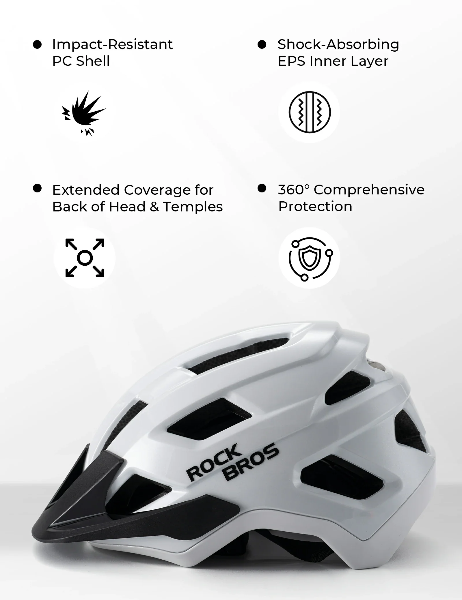 Youth Cycling Helmet Breathable Antibacterial Protection - Image 6