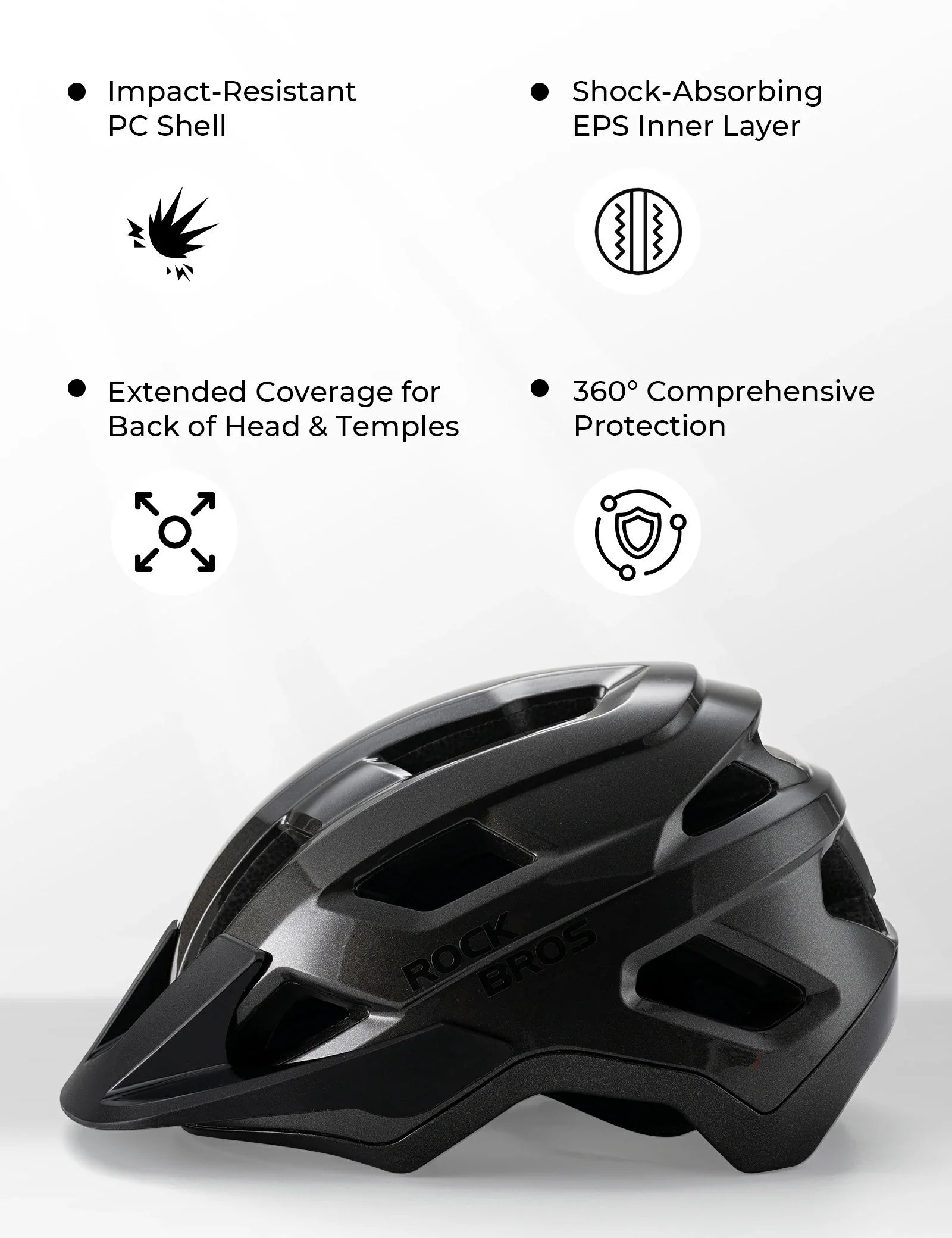 Youth Cycling Helmet Breathable Antibacterial Protection - Image 7
