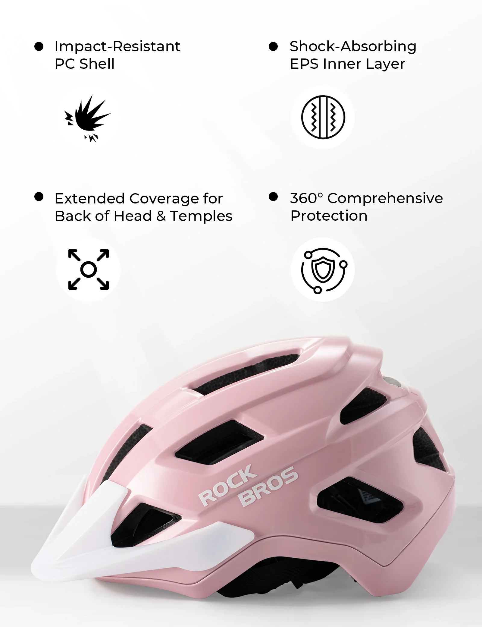 Youth Cycling Helmet Breathable Antibacterial Protection - Image 8