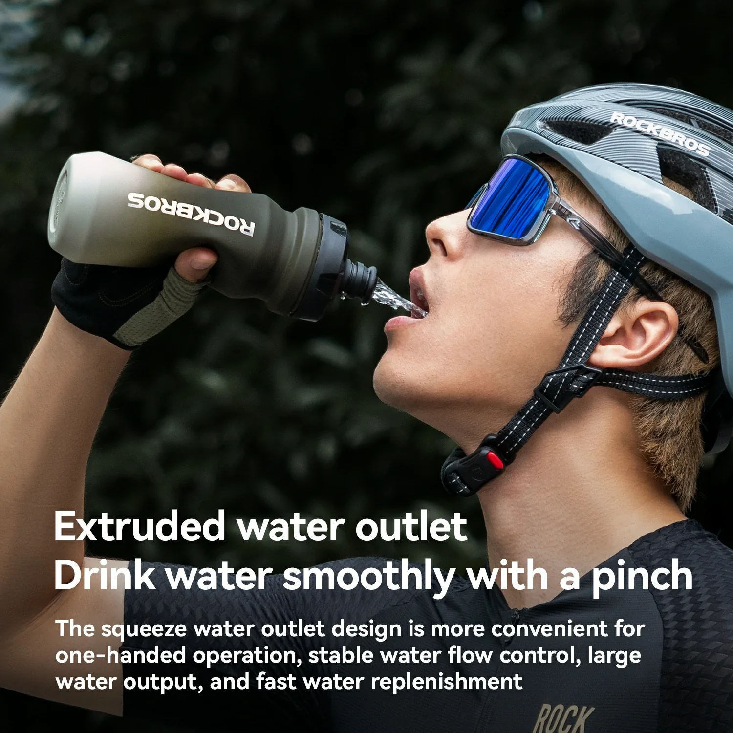 Skin-Feeling Bike Bottle with Pull-Top Lid – Lightweight Leakproof 600/750ml - Image 11