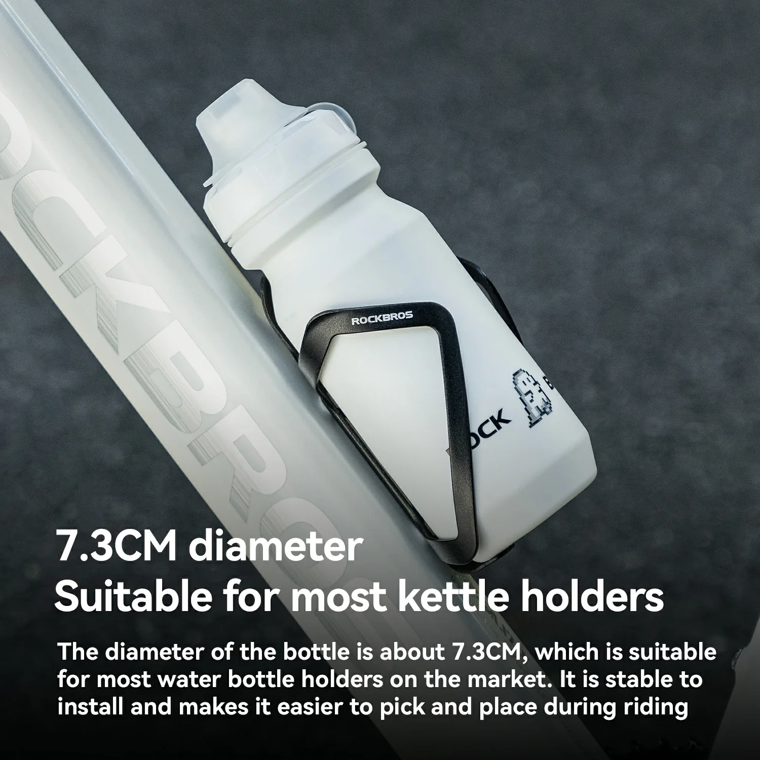 Skin-Feeling Bike Bottle with Pull-Top Lid – Lightweight Leakproof 600/750ml - Image 15