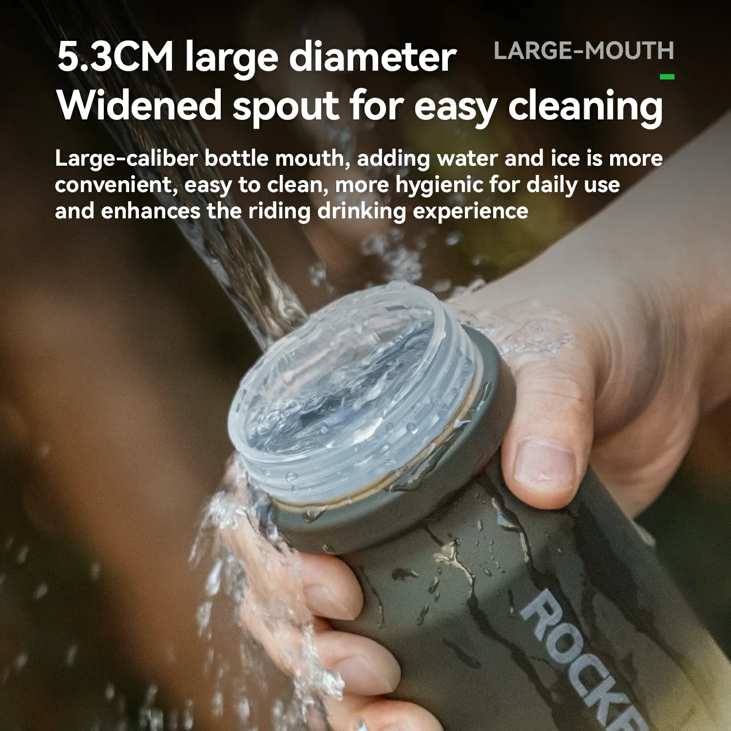 Skin-Feeling Bike Bottle with Pull-Top Lid – Lightweight Leakproof 600/750ml - Image 8