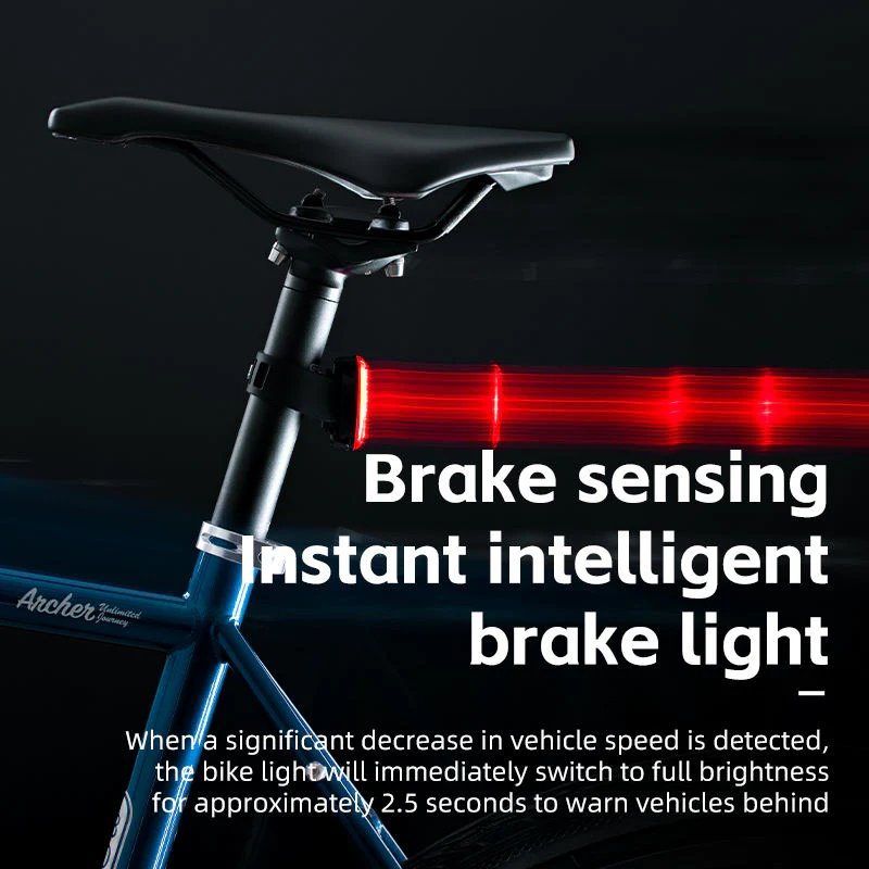 Smart Brake Sensing Bike Tail Light - Image 4
