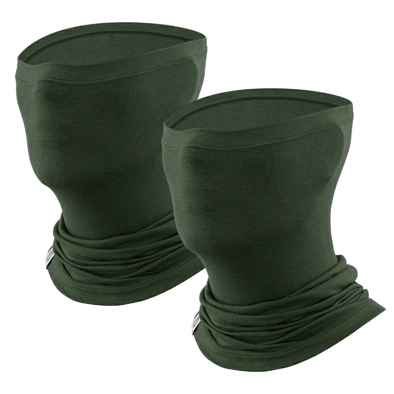 Merino Wool Thermal Neck Gaiter Face Mask for Men Women - Image 15