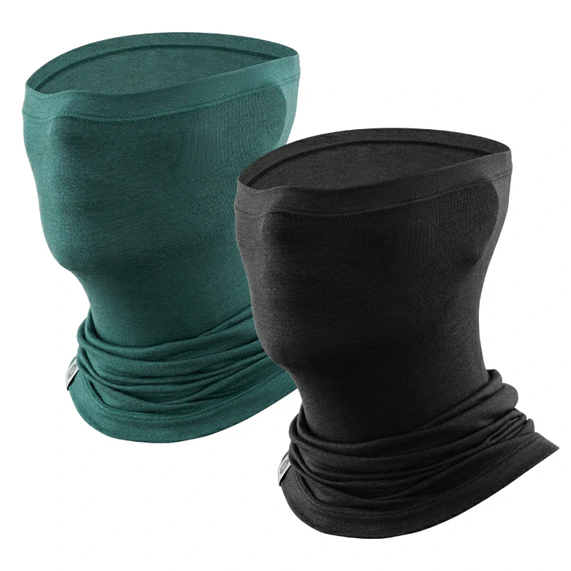 Merino Wool Thermal Neck Gaiter Face Mask for Men Women - Image 20
