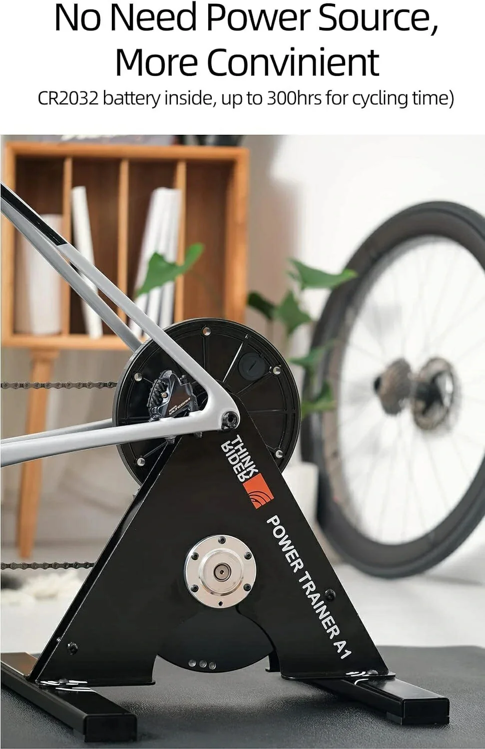 ThinkRider A1 Bike Trainer 11-Speed Cassette ANT+  Bluetooth Simulates 3% Slope - Image 5