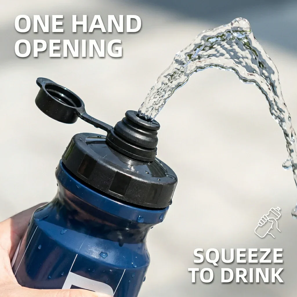 Twin Pack 600ml Cycling Water Bottles for Bike Riding - Image 5