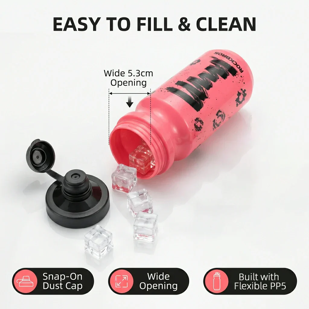 Twin Pack 600ml Cycling Water Bottles for Bike Riding - Image 7