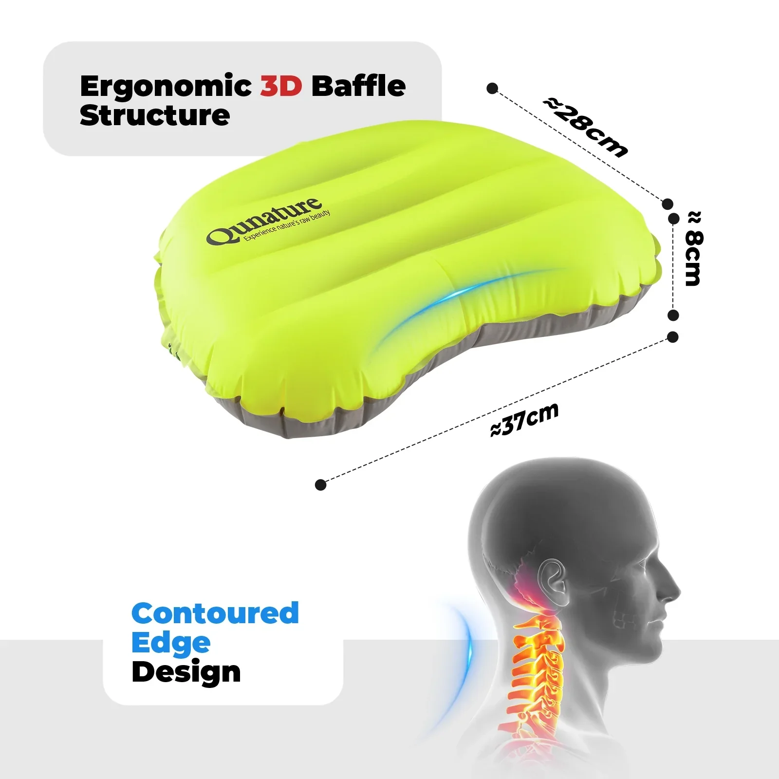 Qunature Ultralight Inflatable Camping Pillow - Image 8