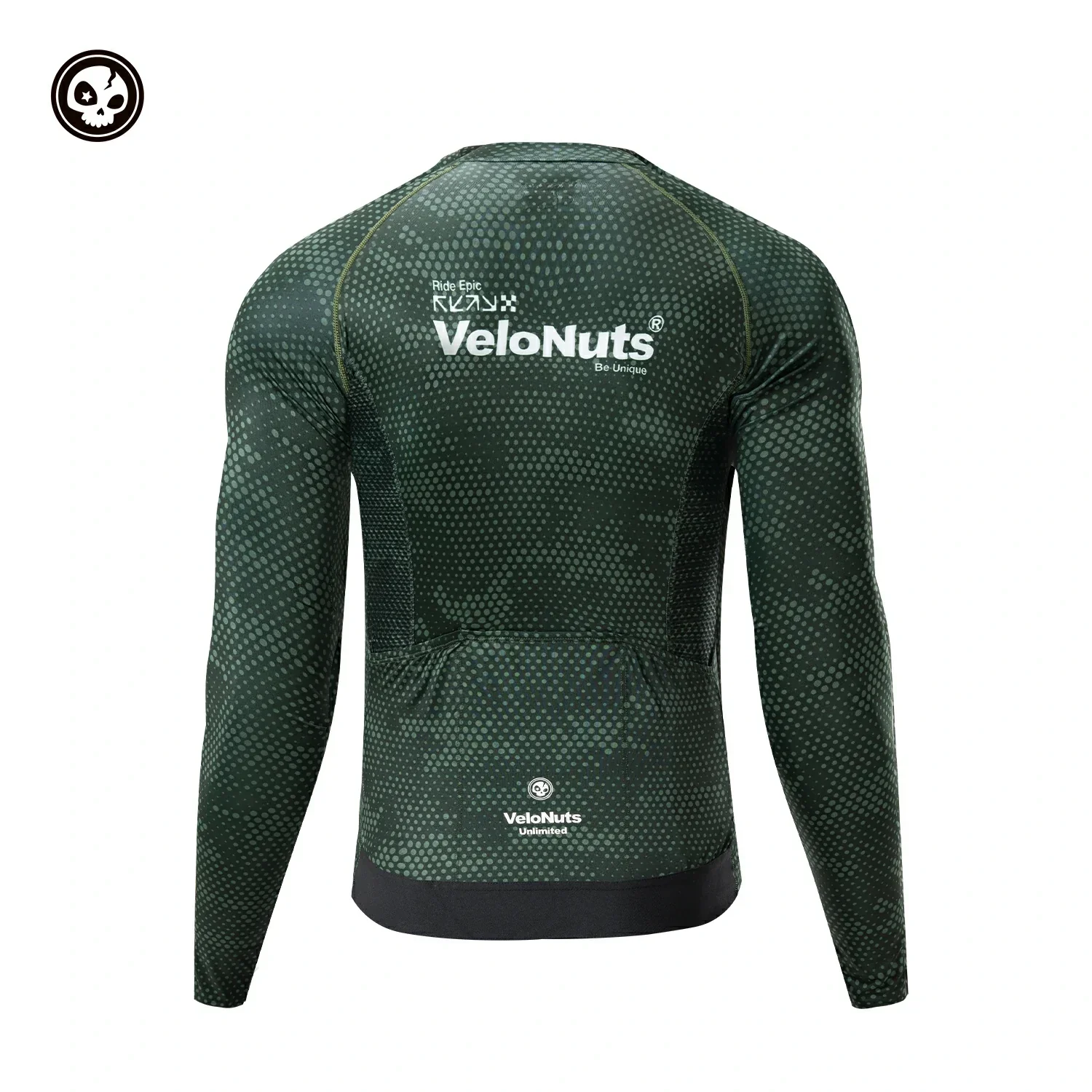 Velonuts Cycling Jersey Long Sleeve -Iguana - Image 6