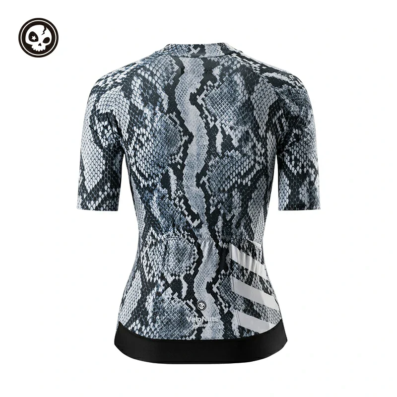 VeloNuts Women‘s Cycling Jersey Dragon-Blanc - Image 3