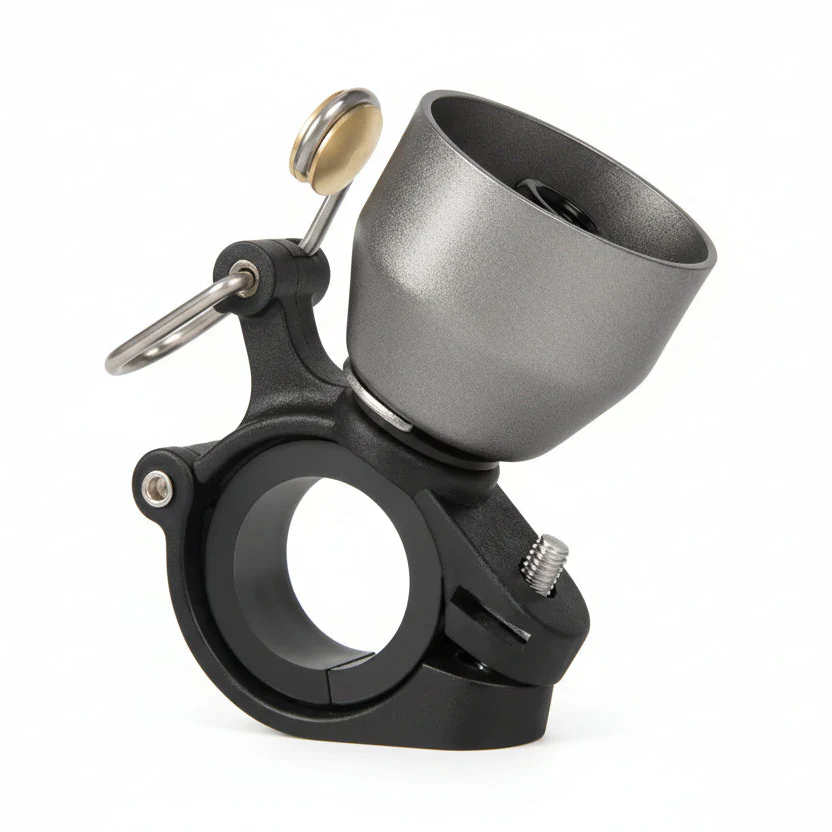 Vintage Trophy-Shaped Copper Alloy Bell - Image 4