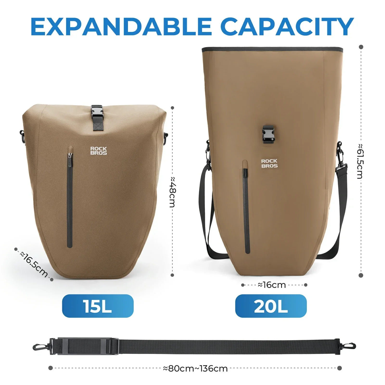 Waterproof Bike Pannier Bag 20L AS-166 - Image 27