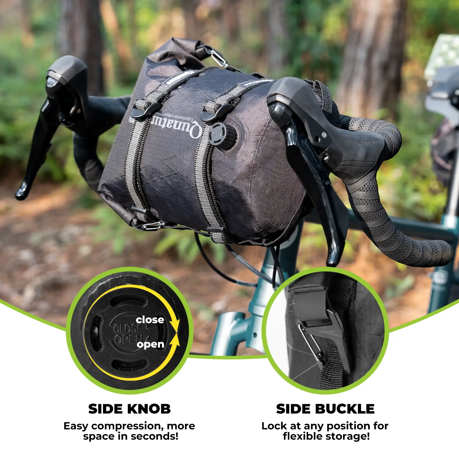 Qunature Waterproof Compression Bag for Bikepacking 6L/12L - Image 16