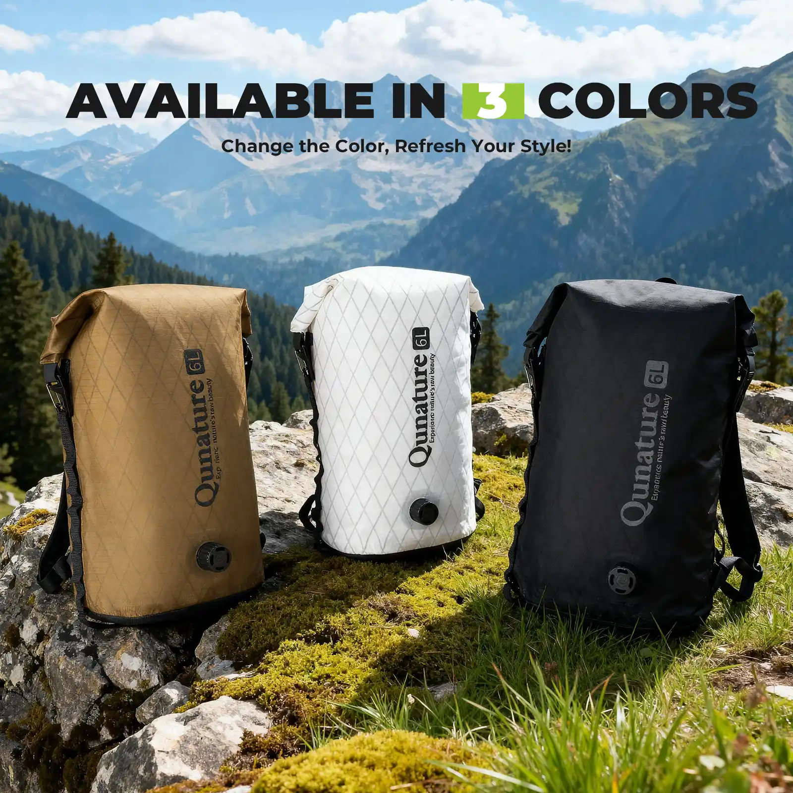 Qunature Waterproof Compression Bag for Bikepacking 6L/12L - Image 18