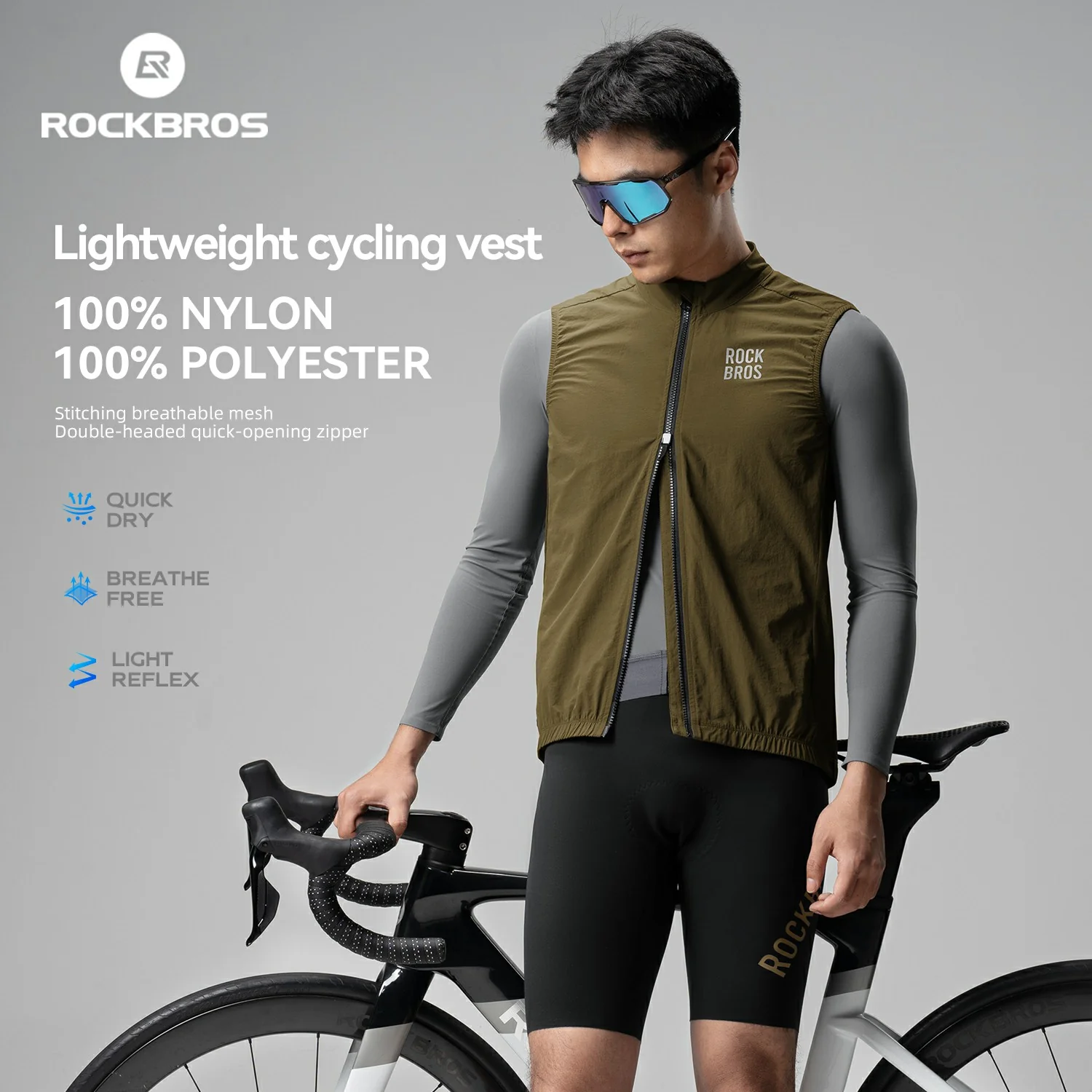 Windproof Cycling Vest Unisex - Image 6