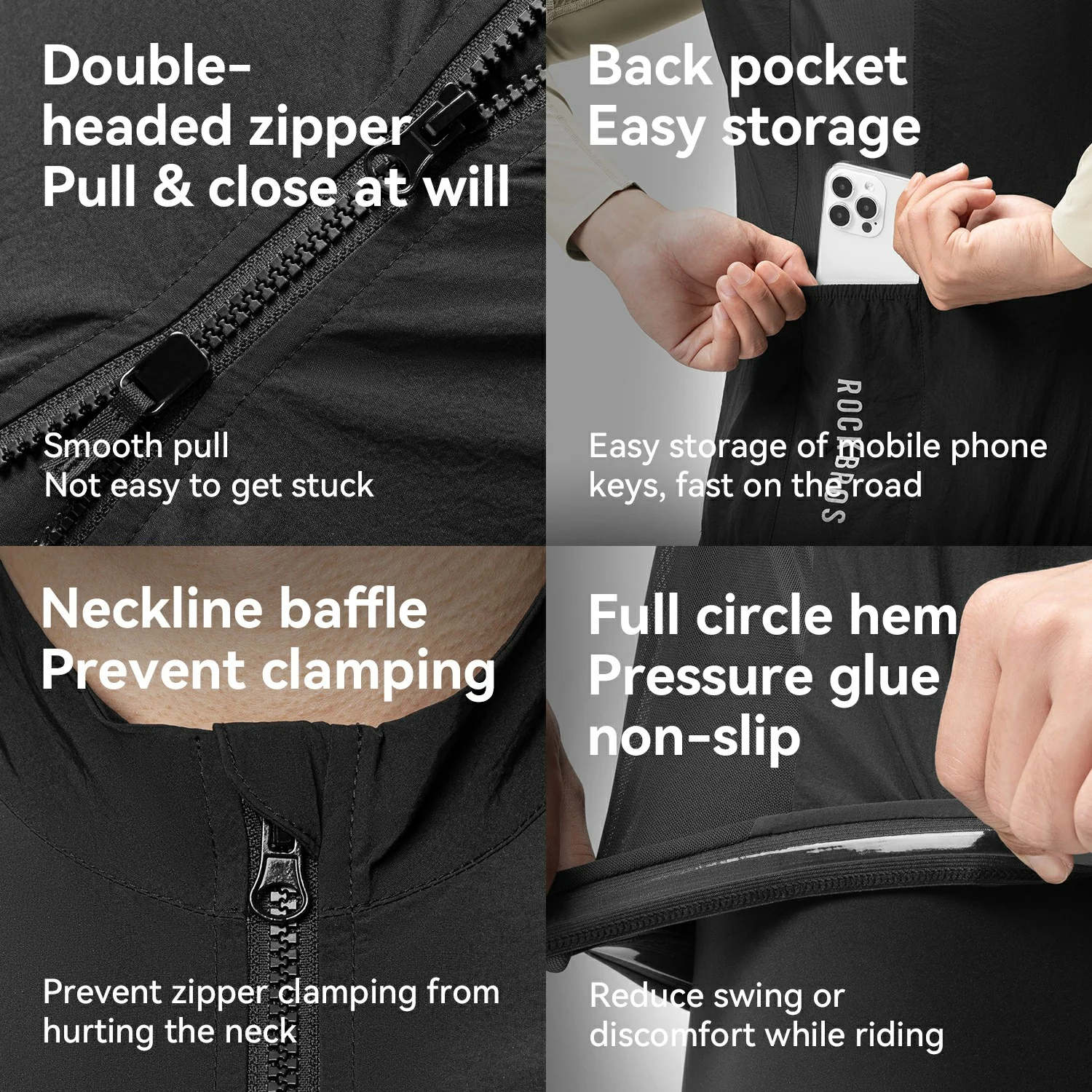 Windproof Cycling Vest Unisex - Image 7