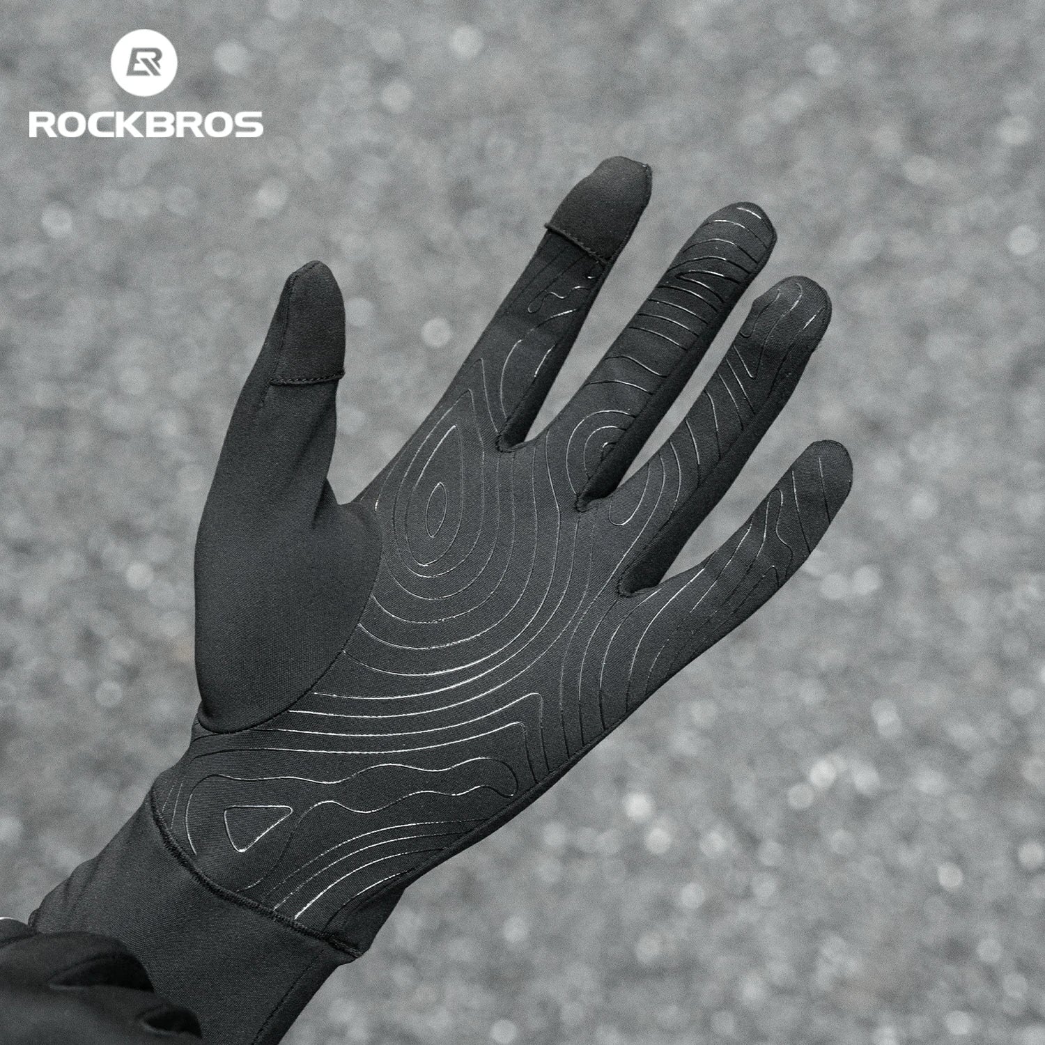 Winter Cycling Gloves Windproof Touch Screen Non-Slip Fleece Lined - Image 6