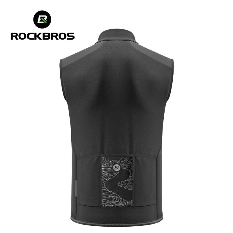 Windproof Fleece Cycling Vest - Image 7