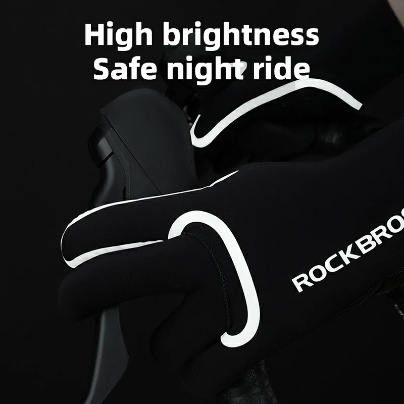 Winter Riding Gloves Water Repellent Full-Palm Silicone - Image 4