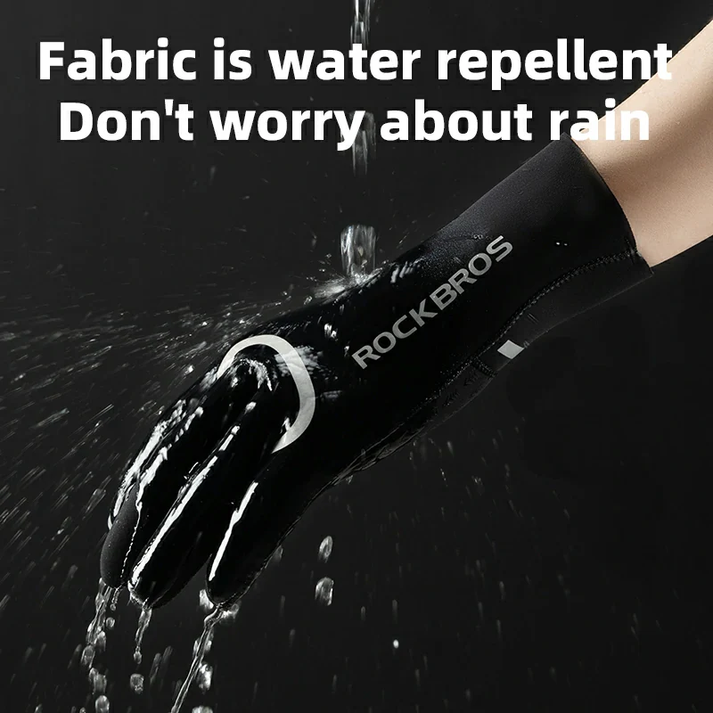 Winter Riding Gloves Water Repellent Full-Palm Silicone - Image 6