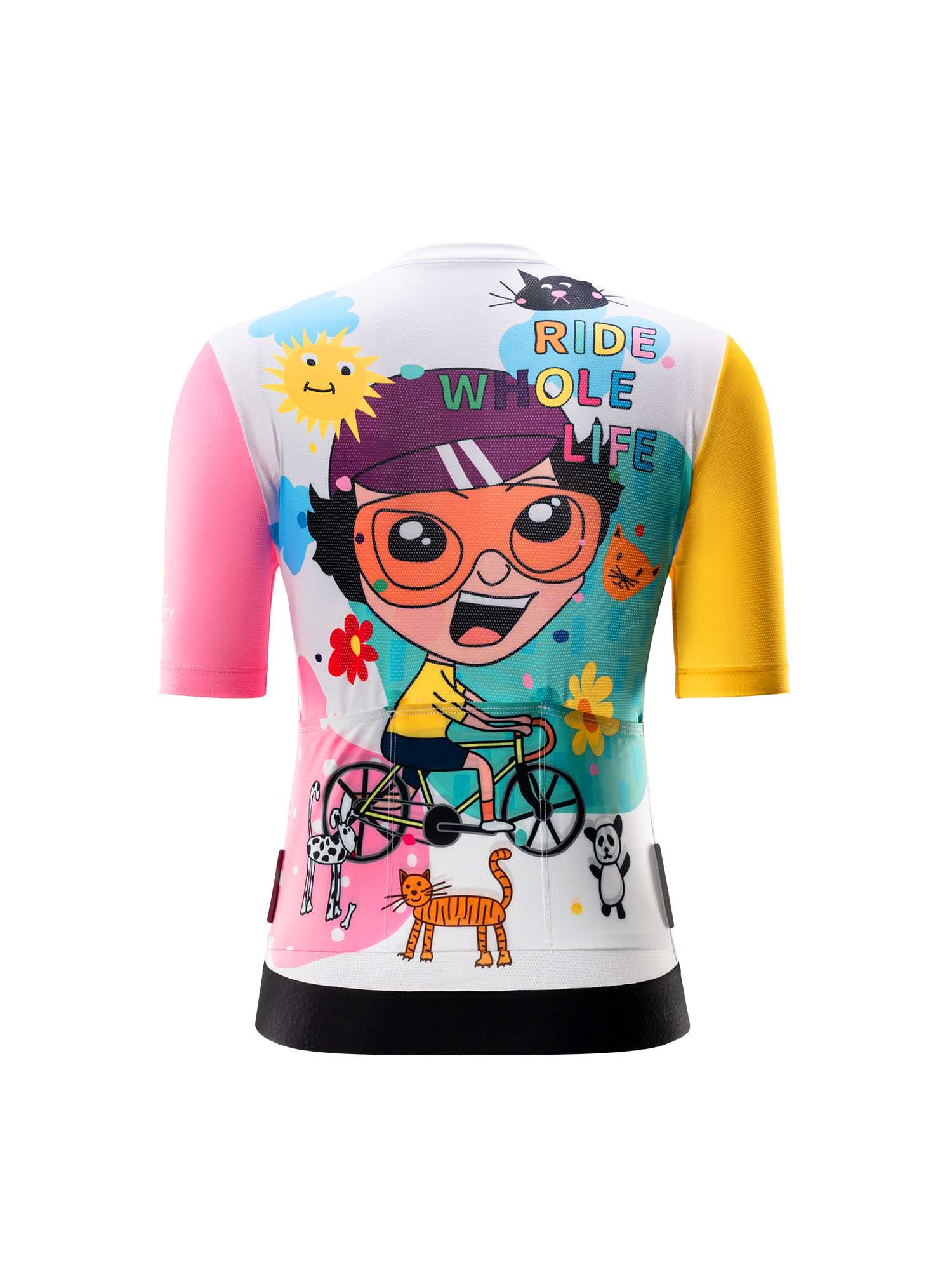 Women's TVI Vibrant Vacation Short-Sleeve Cycling Jersey - Image 2