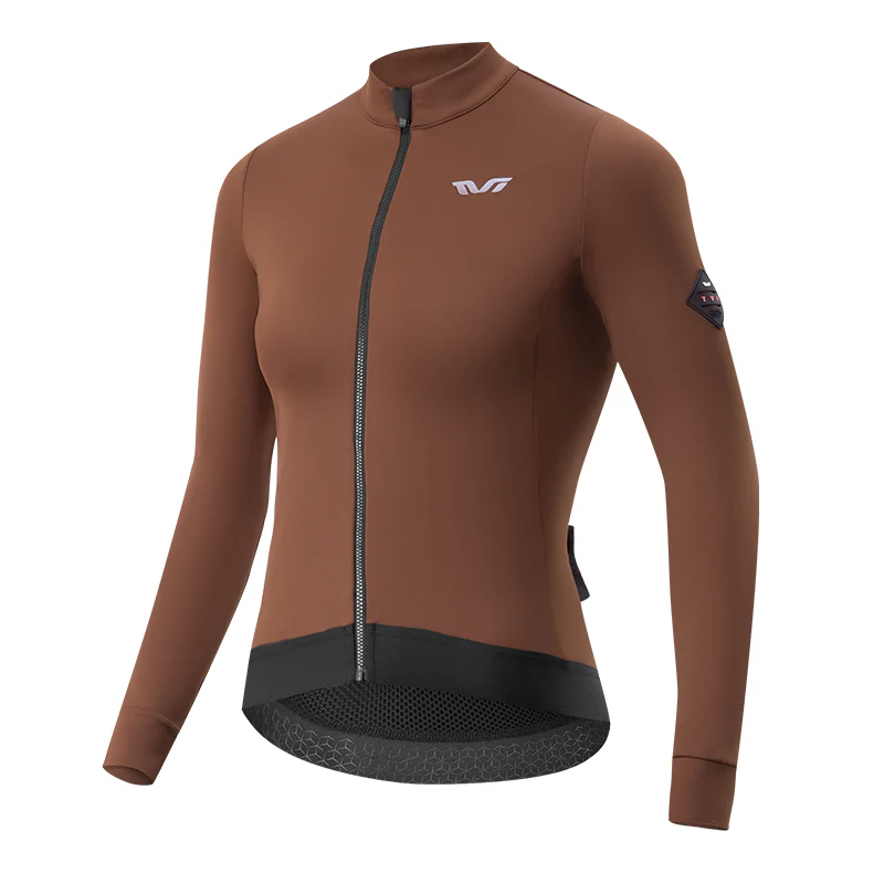 Women's Fleece Cycling Jersey Lightweight for 41–68 °F - Image 2