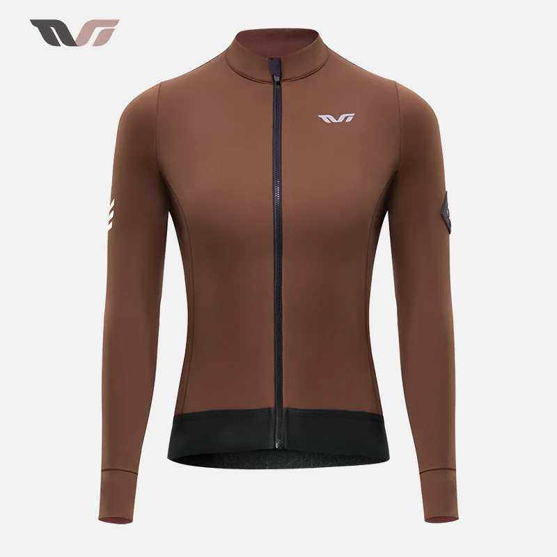 Women's Fleece Cycling Jersey Lightweight for 41–68 °F - Image 3