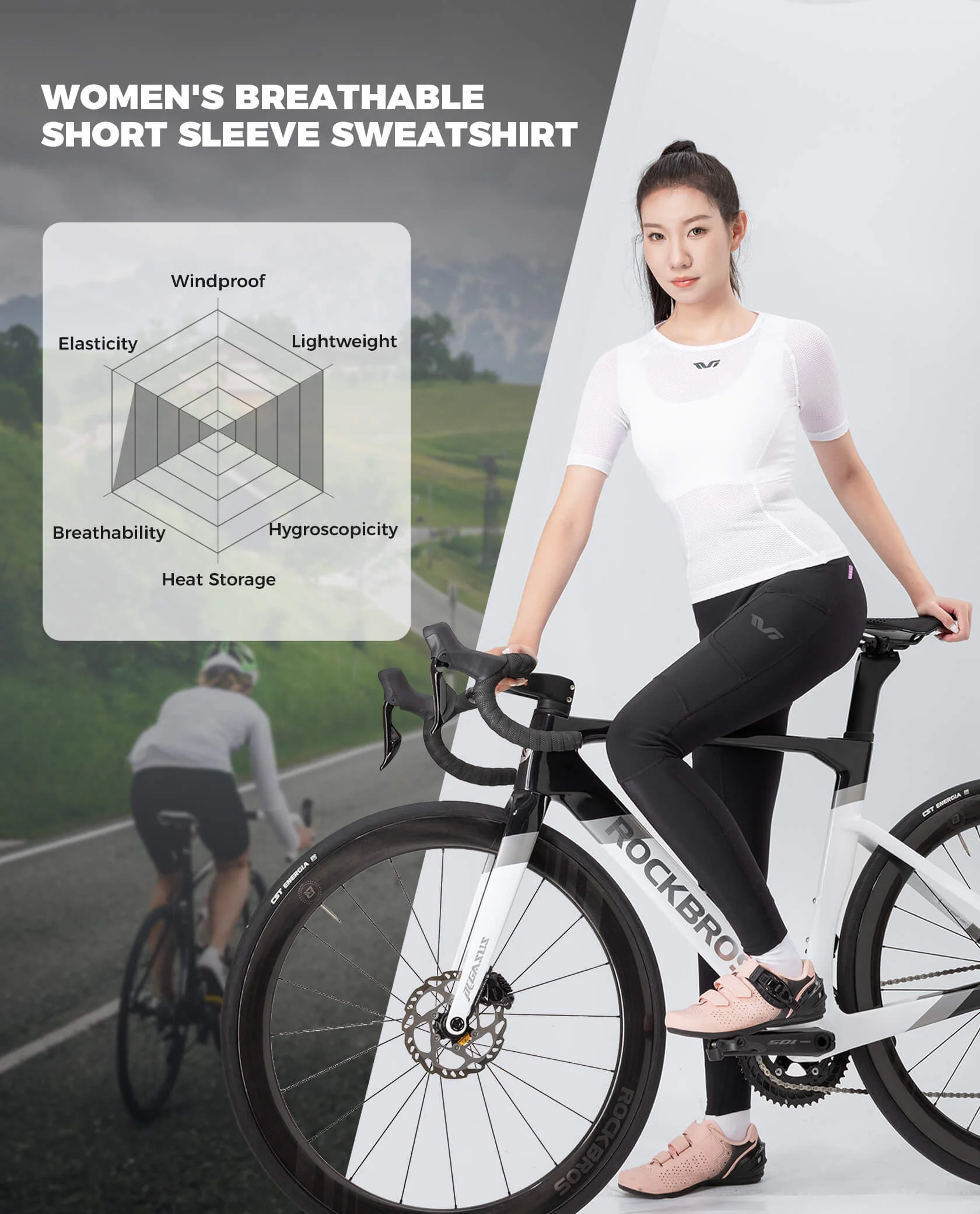 Women's TVI Cycling Base Layer Short Sleeve Jersey - Image 5
