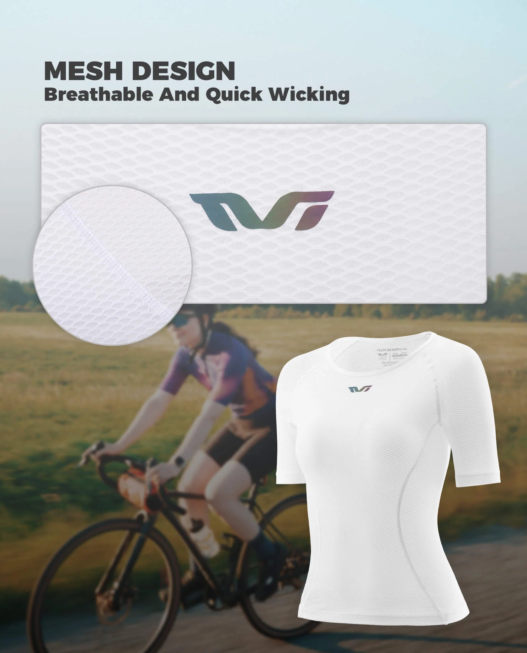 Women's TVI Cycling Base Layer Short Sleeve Jersey - Image 7