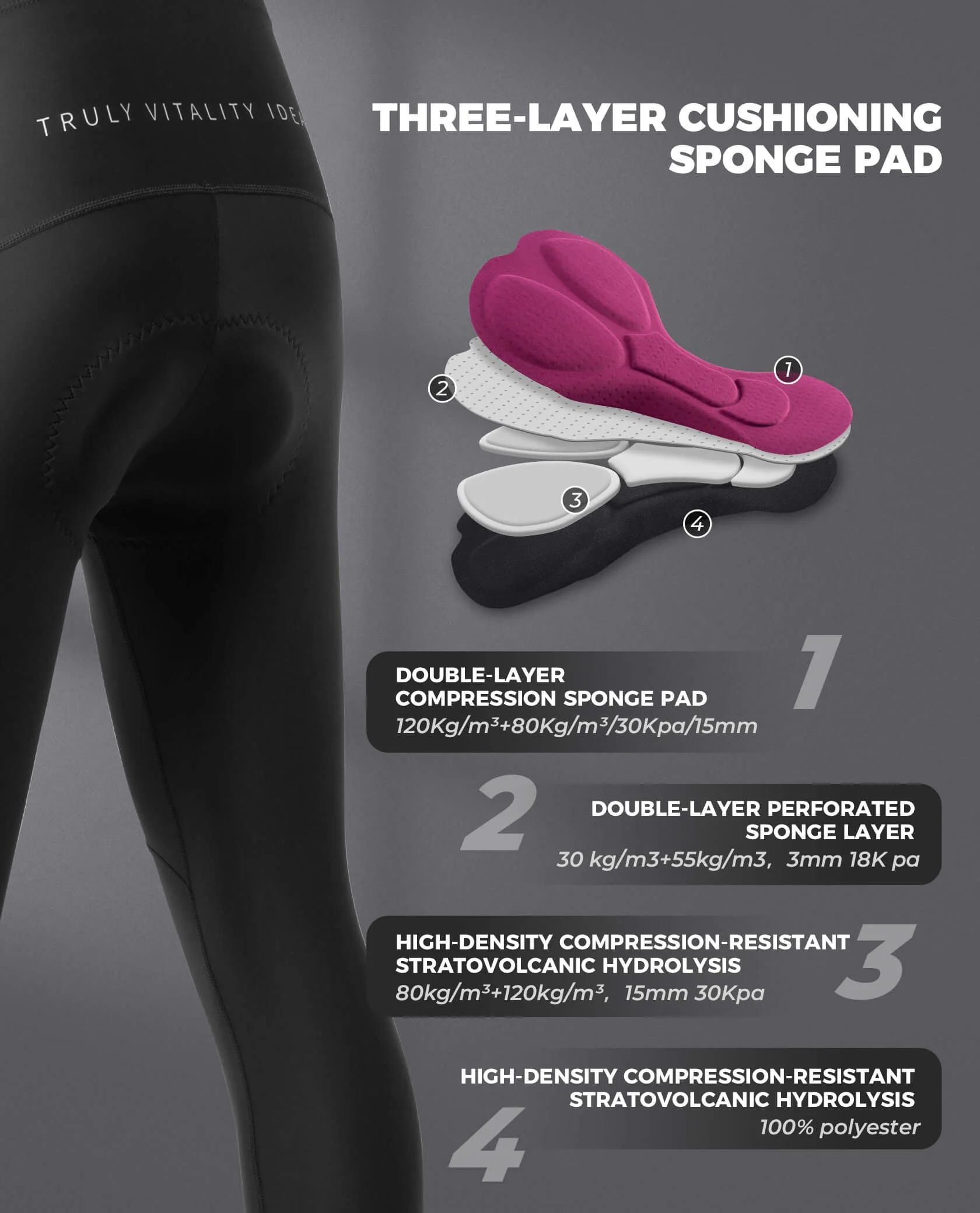 Women's TVI Lightweight Thermal Cycling Tights - Image 6