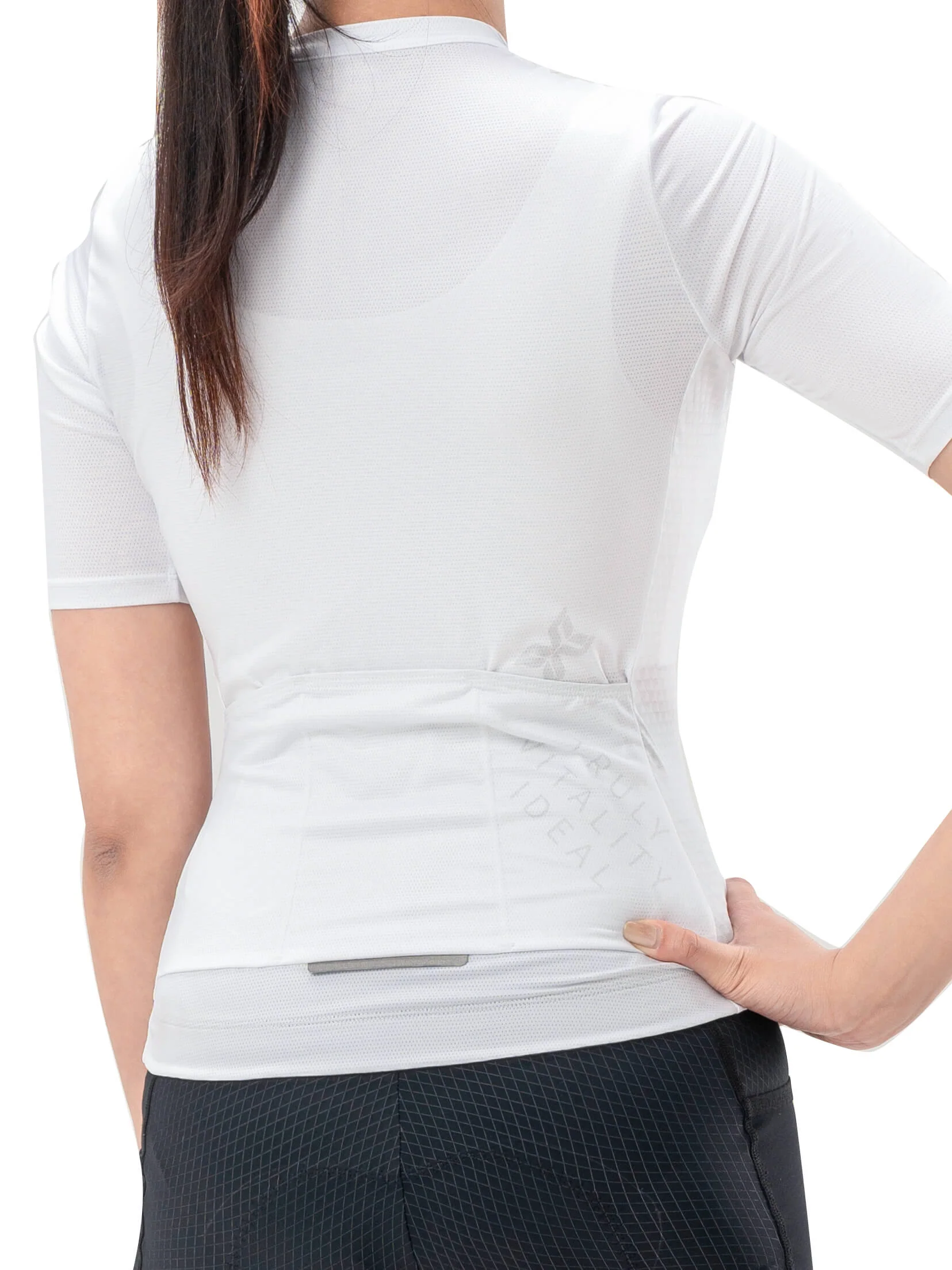 Women's TVI Solid Color Short-Sleeve Cycling Jersey - Image 7